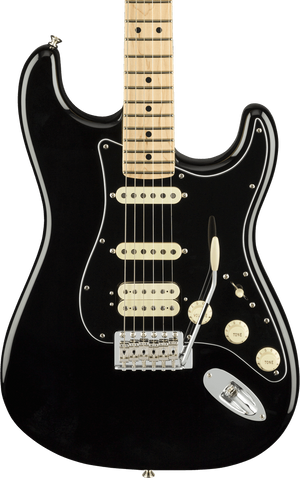 Fender American Performer HSS Stratocaster Electric Guitar, Maple FB, Black