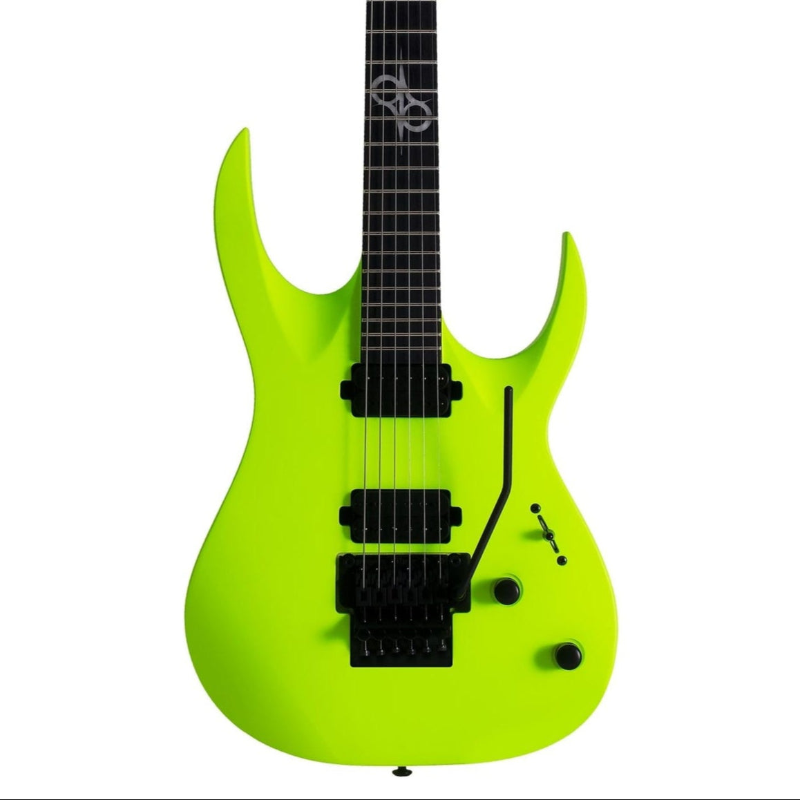 Solar A2.6FRLN Floyd Rose Lime Neon Matte Electric Guitar | Zoso Music Sdn Bhd
