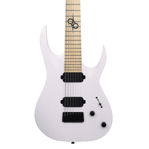 Solar A2.7W 7 String White Matte Electric Guitar | Zoso Music Sdn Bhd