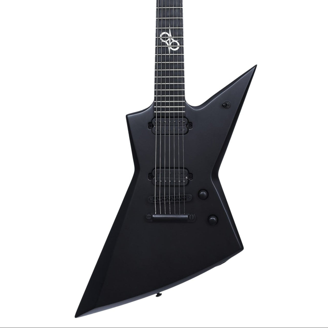Solar E2.7C Matte Black 7 String Electric Guitar | Zoso Music Sdn Bhd