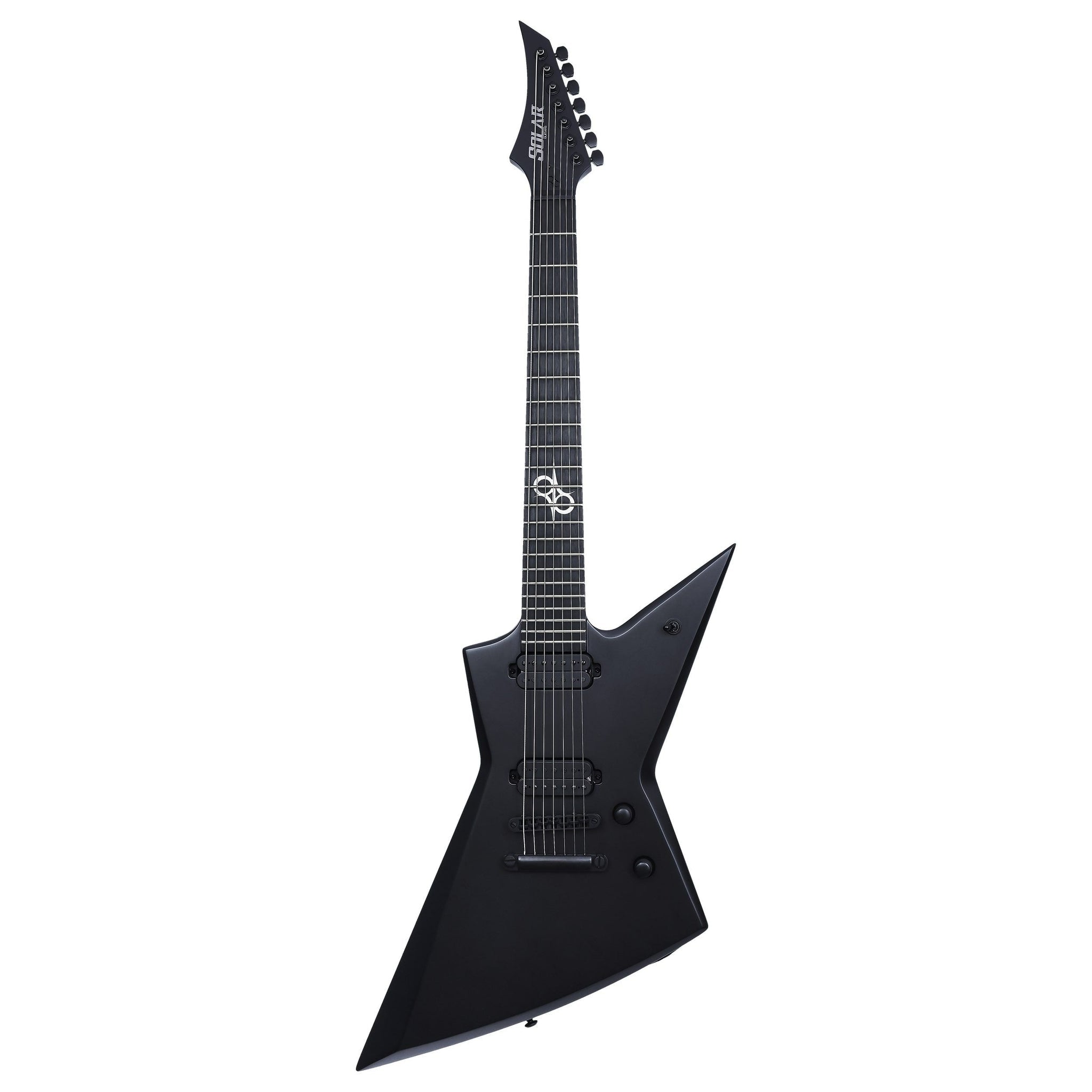 Solar E2.7C Matte Black 7 String Electric Guitar |  SOLAR |  ELECTRIC GUITAR |  Zoso Music