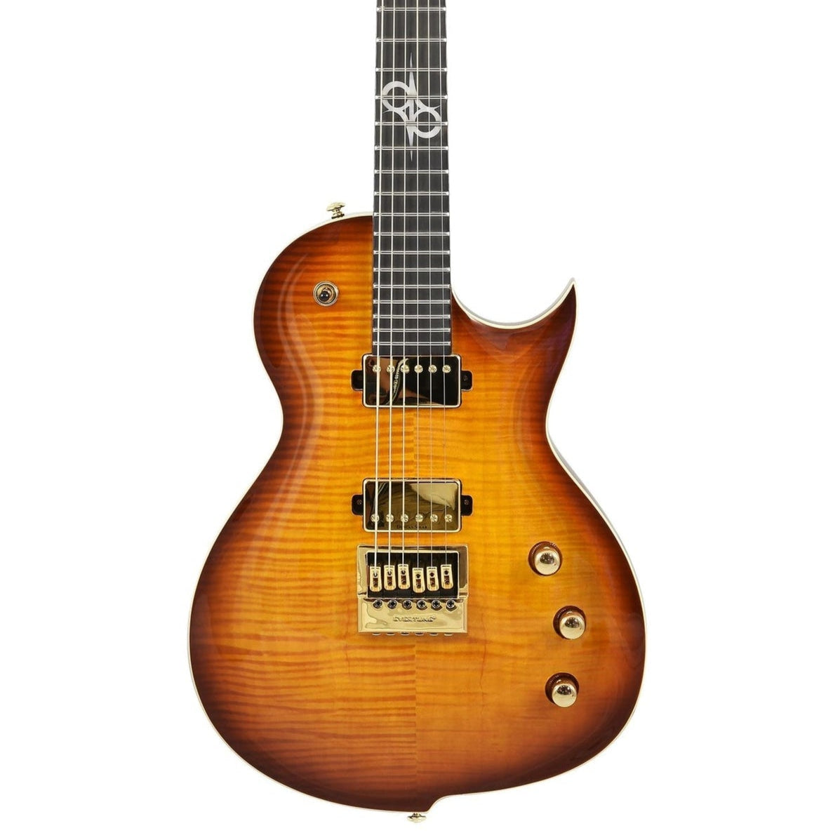 Solar GC1.6FAB Flame Solar Amber Burst Electric Guitar | Zoso Music Sdn Bhd