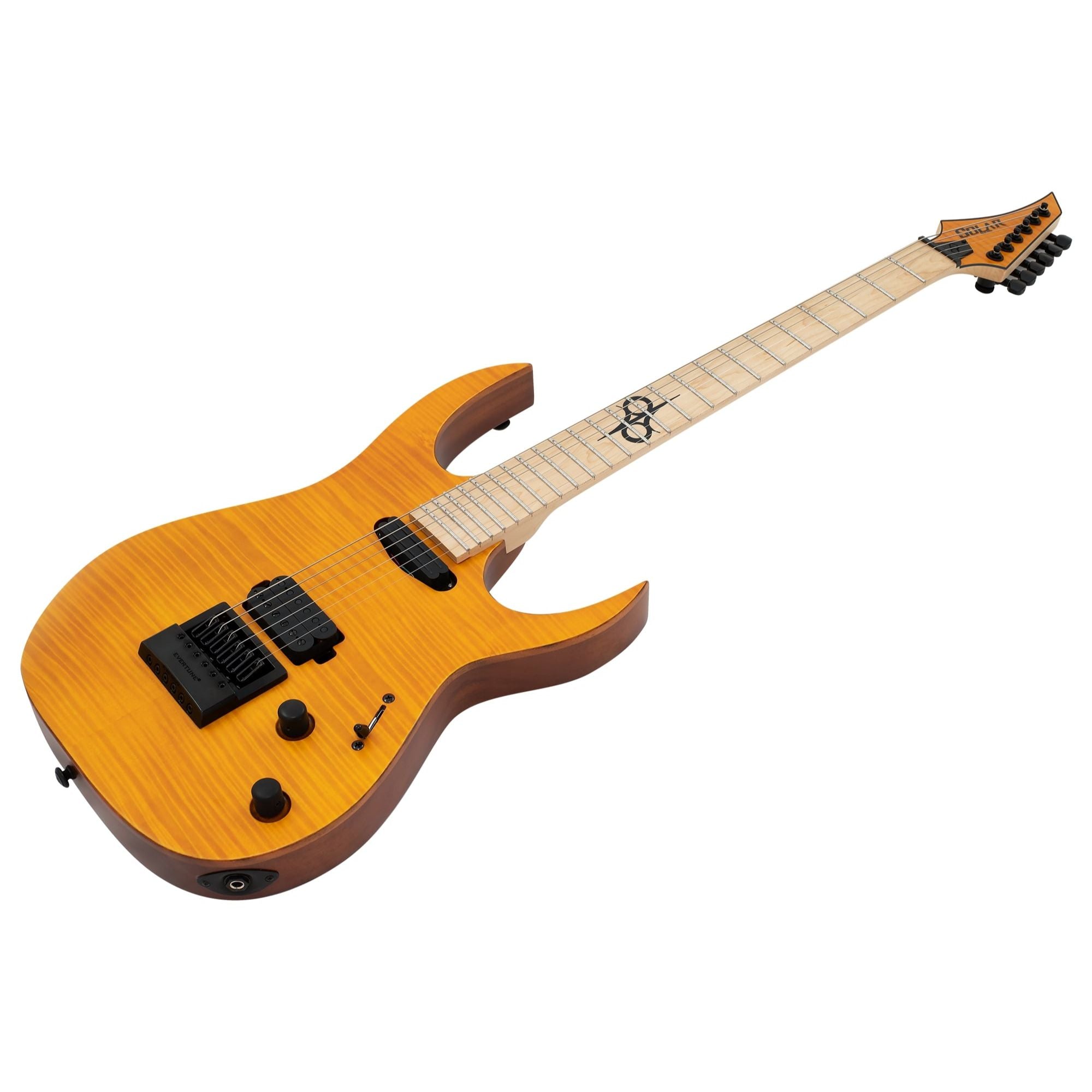 Solar SB1.6FA Flame Amber Matte Electric Guitar |  SOLAR |  ELECTRIC GUITAR |  Zoso Music