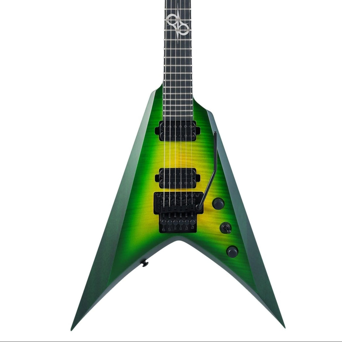 Solar V1.6FRLB Floyd Rose Lime Burst Electric Guitar | Zoso Music Sdn Bhd