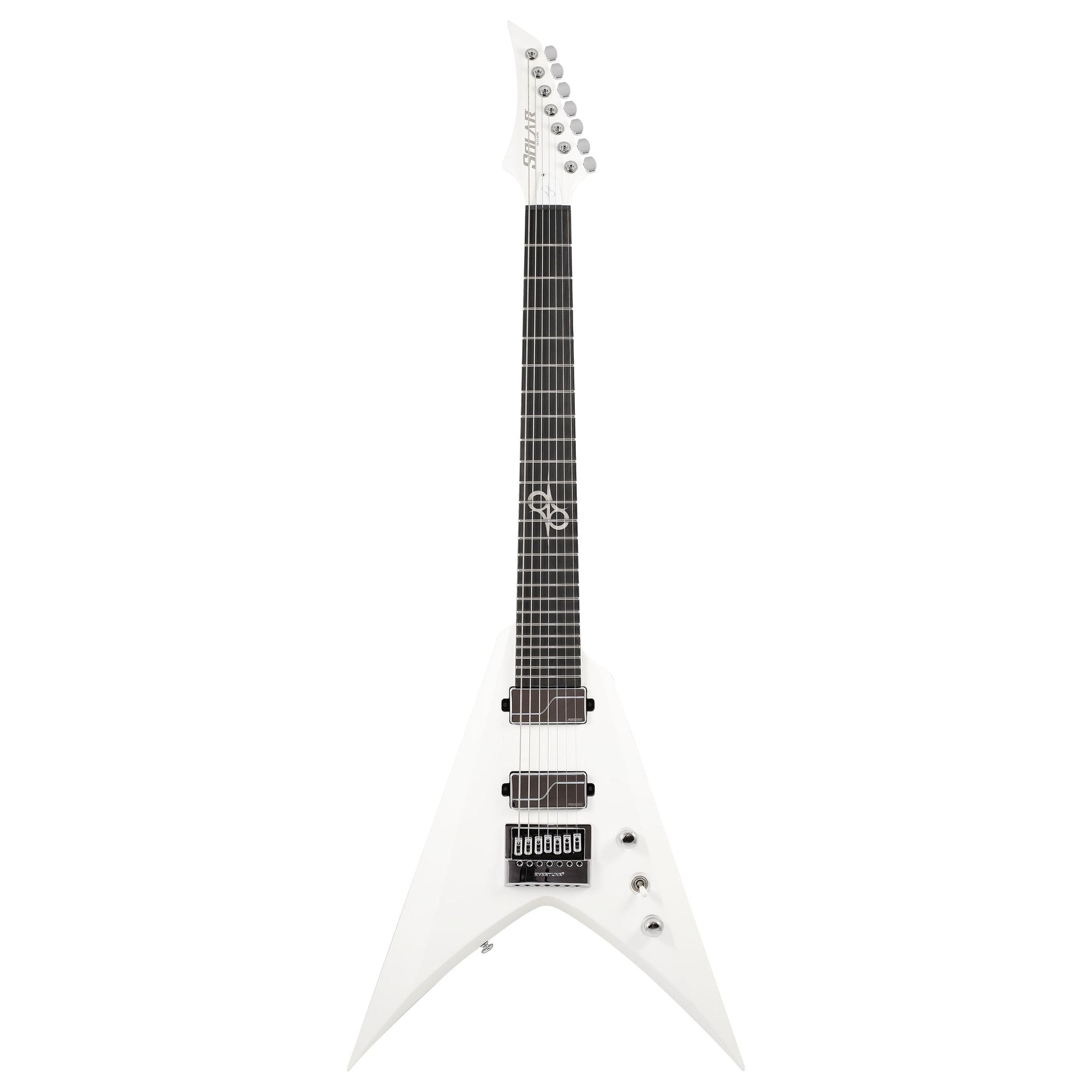 Solar V1.7 Vinter Pearl White Matte Electric Guitar |  SOLAR |  ELECTRIC GUITAR |  Zoso Music