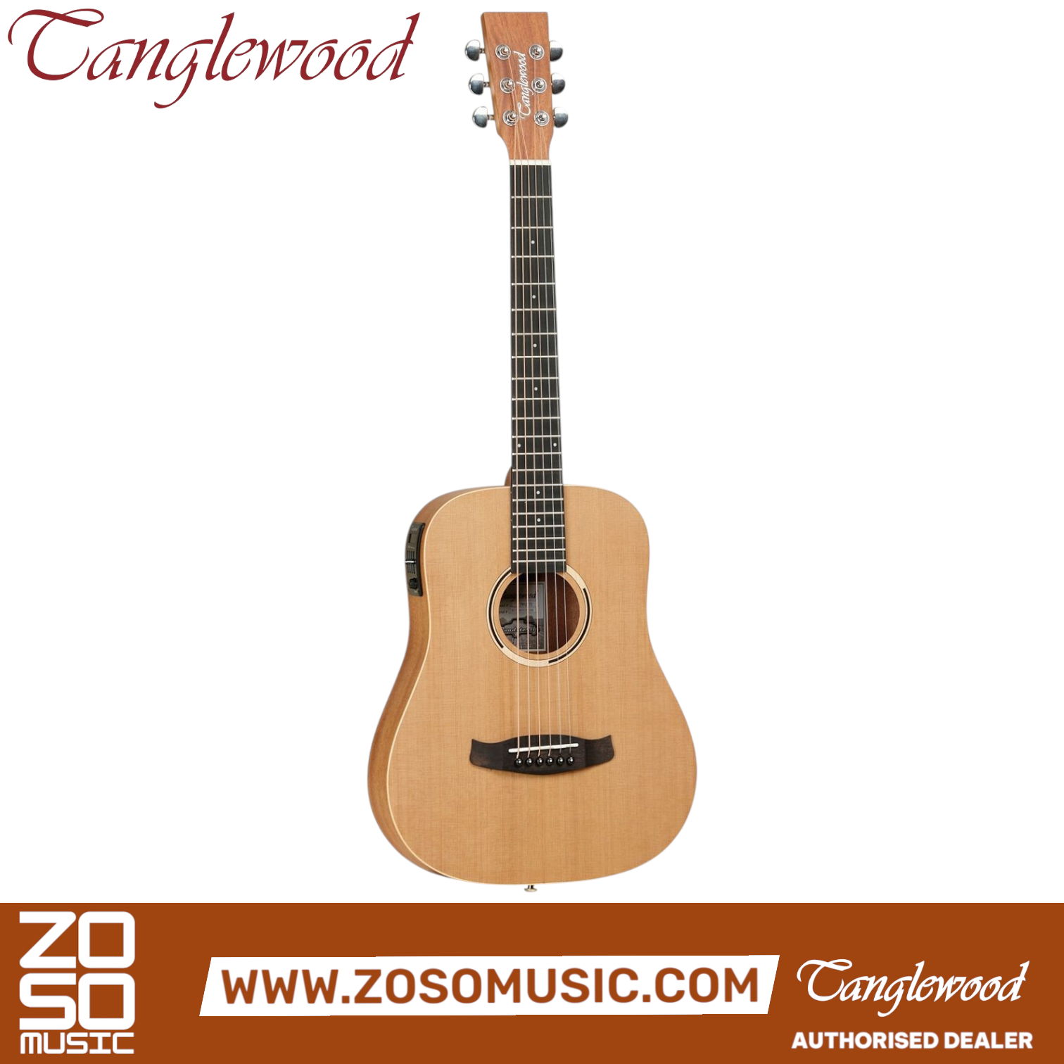 Tanglewood TR2 E Roadster II Travel Size Acoustic-Electric Guitar |  TANGLEWOOD |  ACOUSTIC GUITAR |  Zoso Music