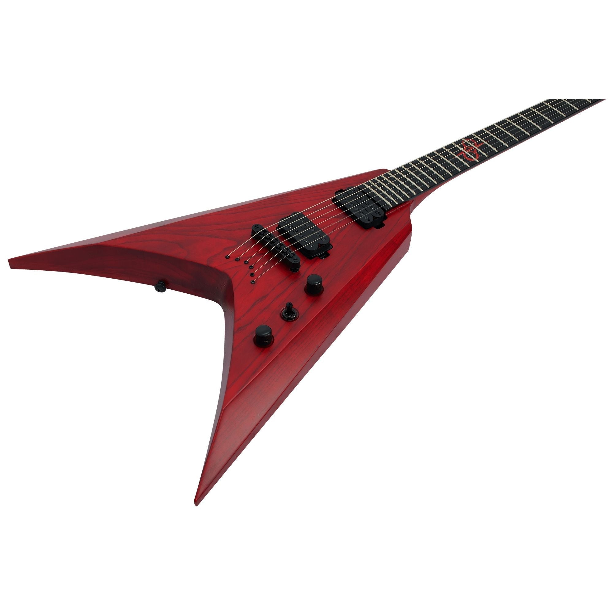 Solar V2.6TBR SK Trans Blood Red Matte Electric Guitar