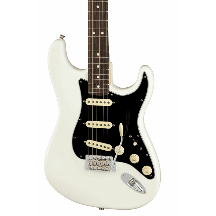 Fender American Performer Stratocaster Electric Guitar Rosewood FB, Arctic White