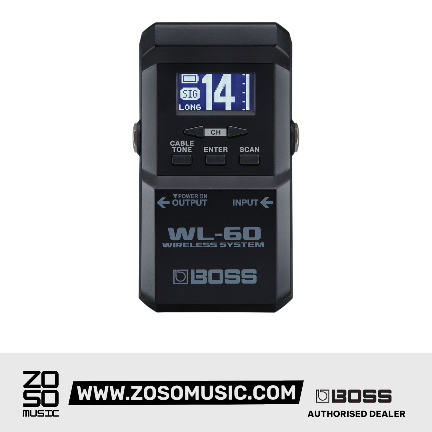 Boss WL-60 Guitar Wireless System | Zoso Music Sdn Bhd