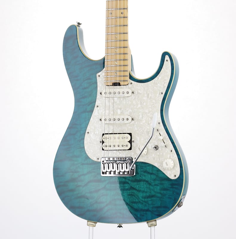 ESP Snapper-CTM/HR Electric Guitar - Marine Blue with Blue Pearl Black (SNAPPERCTMHR)