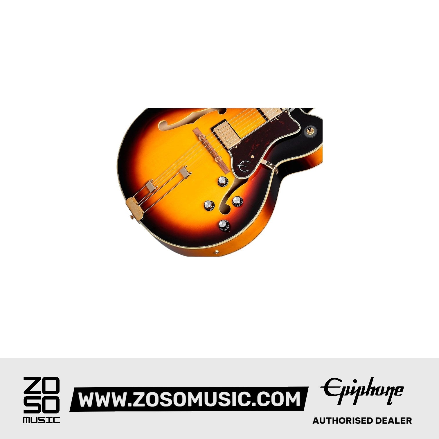 Epiphone EOBDWVSGH1 Broadway Hollowbody Electric Guitar - Vintage Sunburst |  EPIPHONE |  ELECTRIC GUITAR |  Zoso Music