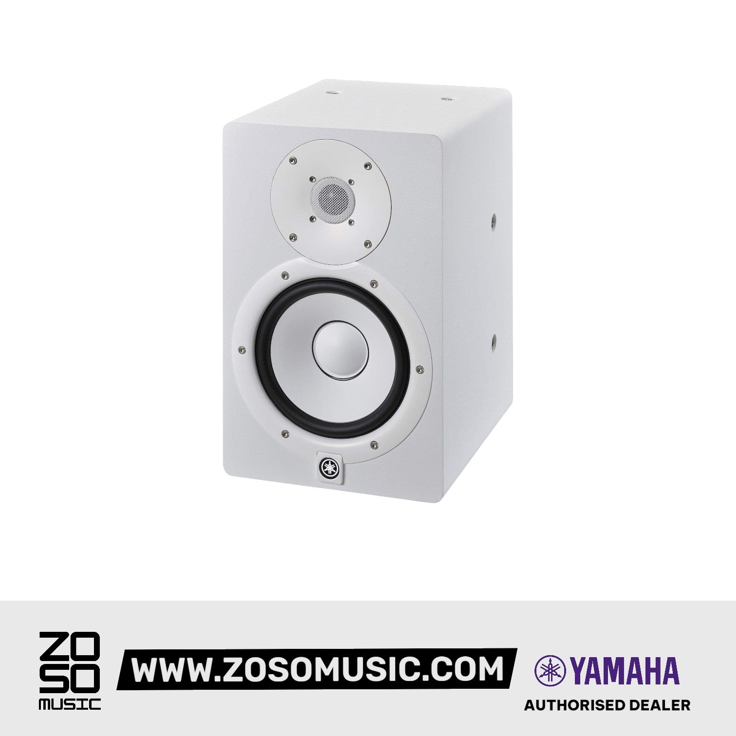 Yamaha HS7 6.5 inch Powered Studio Monitor - White |  YAMAHA PRO AUDIO |  POWERED STUDIO MONITOR |  Zoso Music