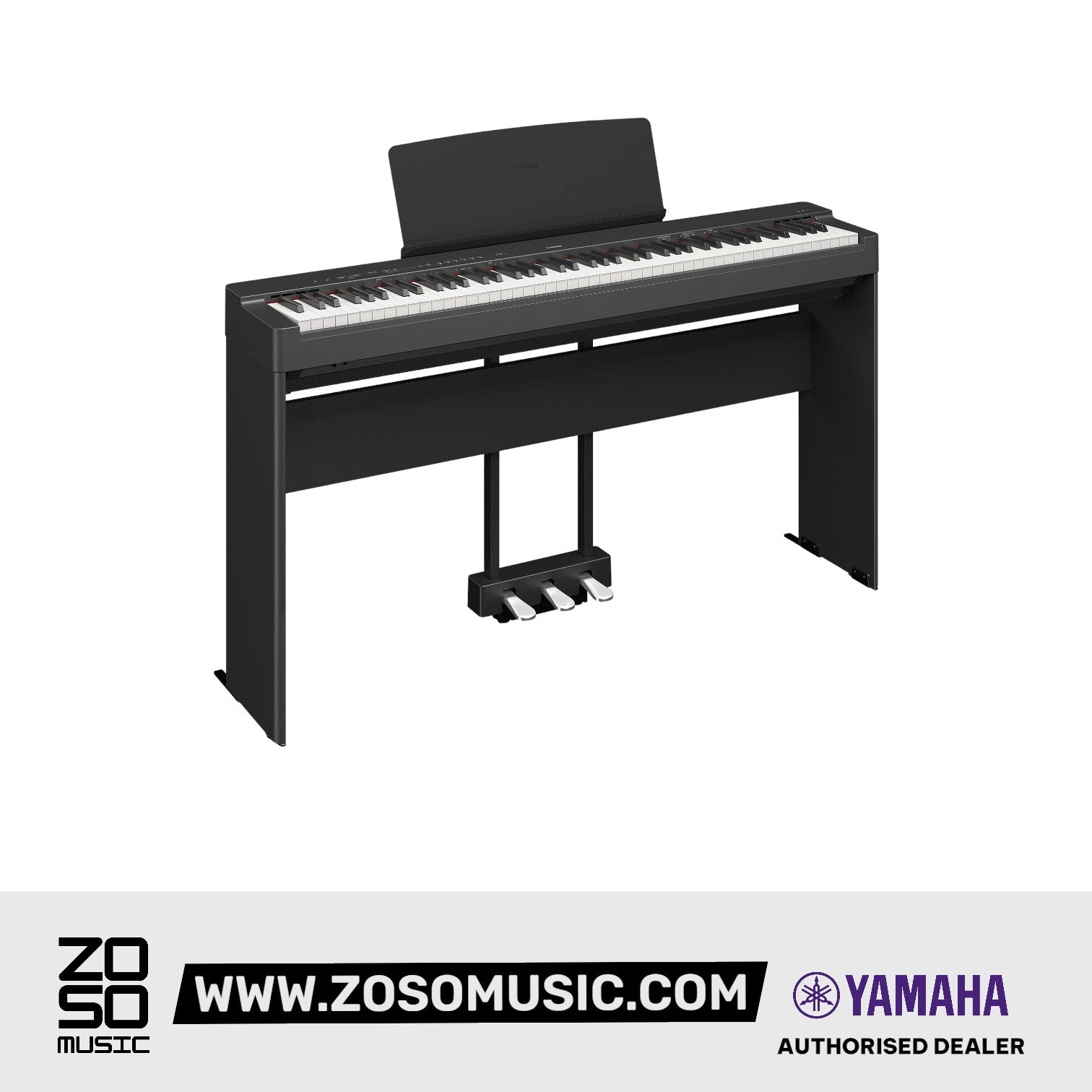 Yamaha P-225 88-Keys Digital Piano (P225) |  YAMAHA MUSIC |  PIANO-DIGITAL |  Zoso Music