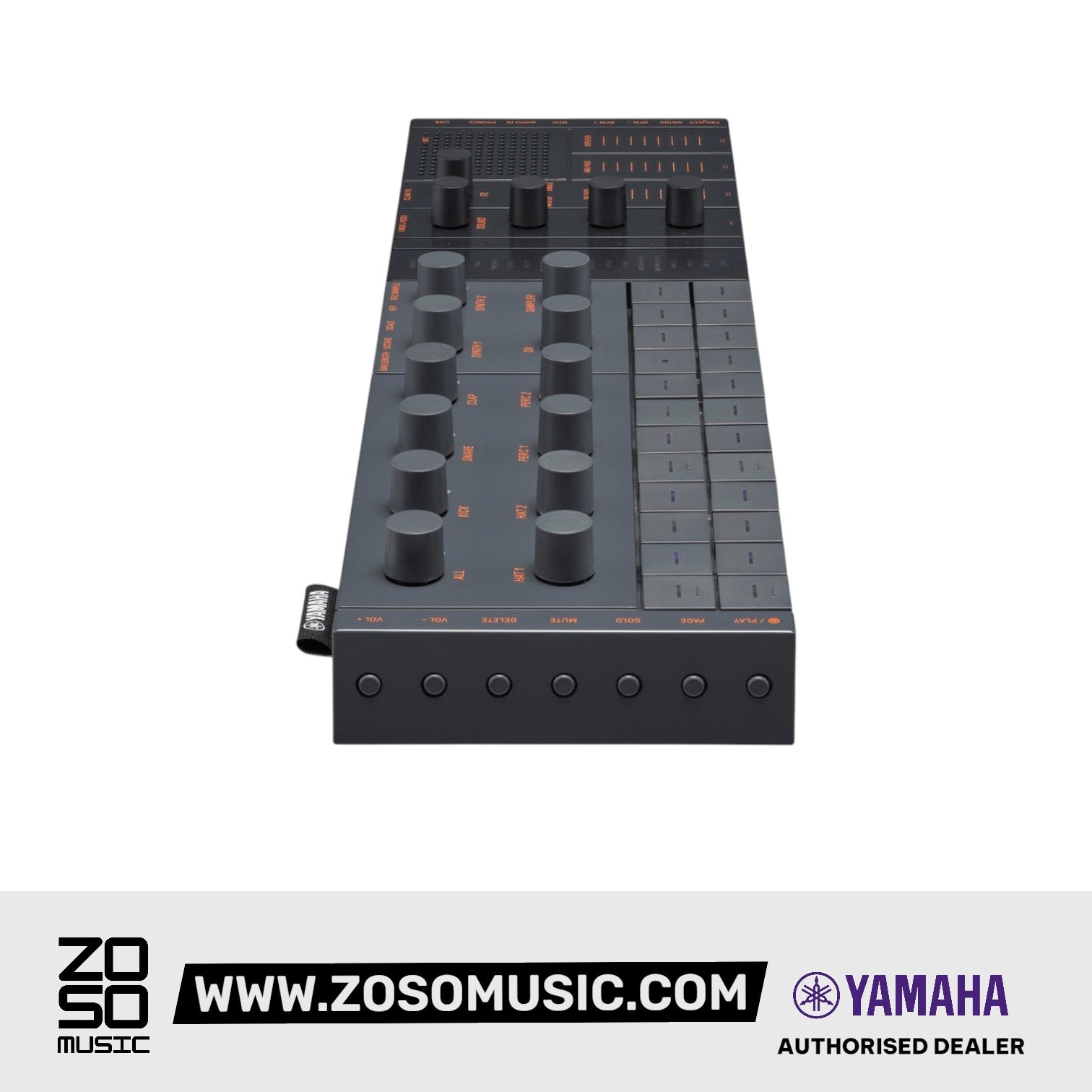 Yamaha Seqtrak Mobile Music Ideastation - Black |  YAMAHA PRO AUDIO |  DRUM MACHINE |  Zoso Music