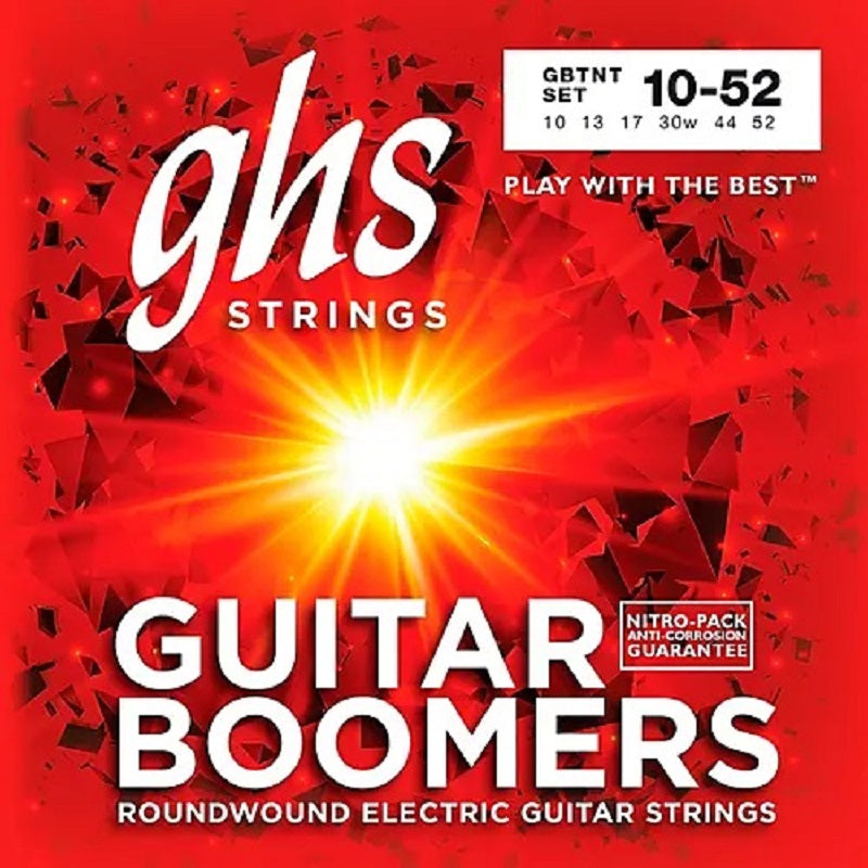 GHS GBTNT Boomers Electric Guitar Strings - Thin Thick Gauge (010-052)