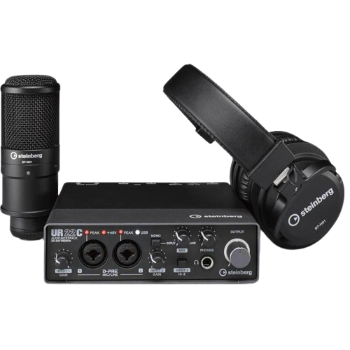 Yamaha Steinberg UR22C Recording Pack Info | Zoso Music Sdn Bhd