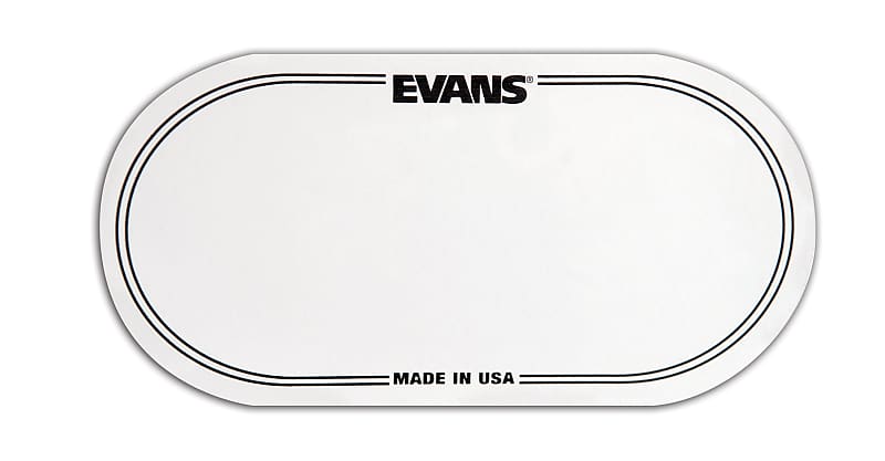 Evans EQPC2 Clear Plastic Bass Drum EQ Double Patch (x2) |  EVANS |  DRUM-ACCESSORIES |  Zoso Music