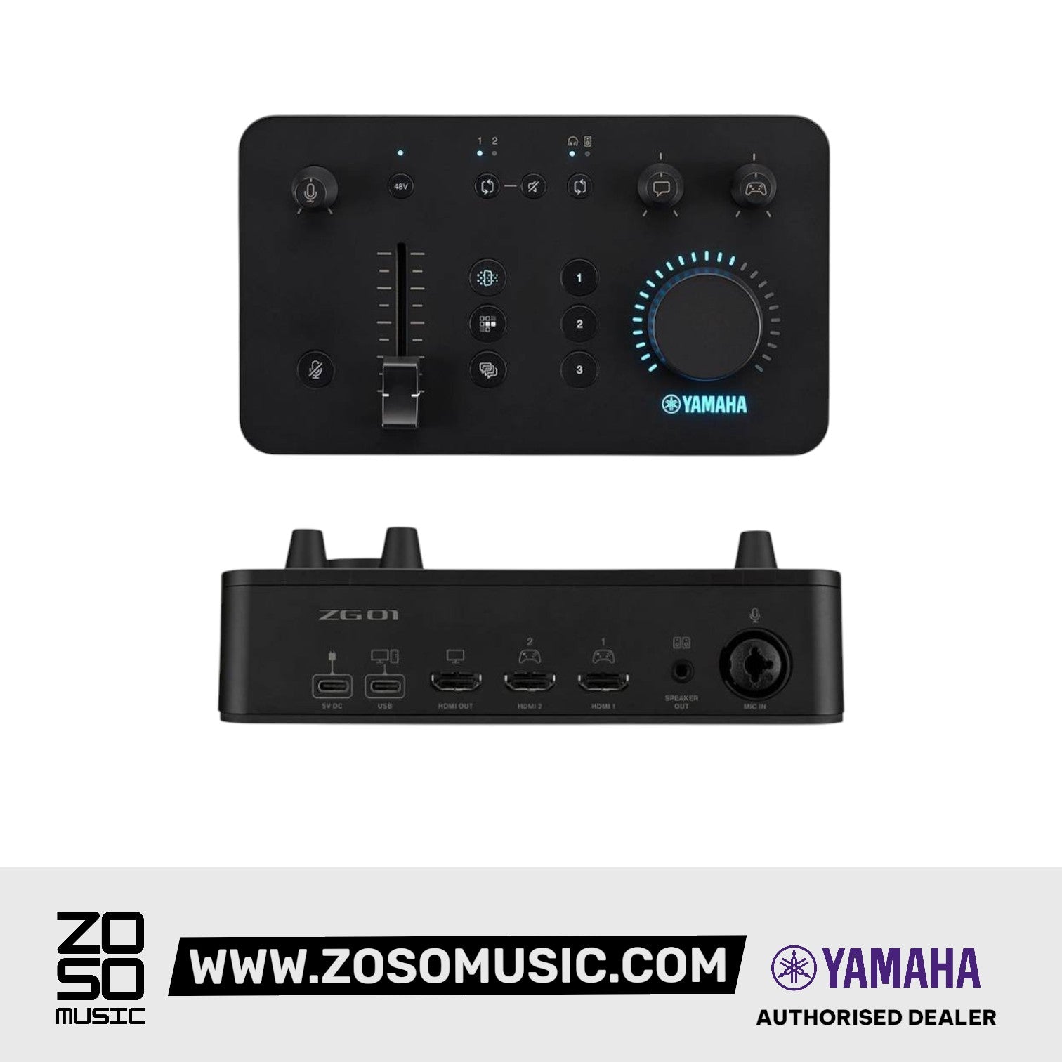 Yamaha ZG01 Game Streaming Pack (ZG-01) |  YAMAHA PRO AUDIO |  MIXER-POWERED |  Zoso Music