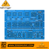 Zoso Music Behringer 2600 Blue Marvin semi-modular analog synthesizer with blue metal panel and illuminated faders