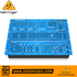 Zoso Music Behringer 2600 Blue Marvin analog semi-modular synthesizer with blue faceplate, faders, and patch points.