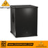 Zoso Music Behringer B1800XP active 3000-watt PA subwoofer with 18-inch Turbosound speaker in black