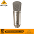 Zoso Music Behringer B1 large diaphragm condenser microphone in satin nickel finish with switchable attenuation