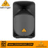 Zoso Music Behringer B112MP3 active 12-inch PA speaker with black trapezoidal enclosure and front grille