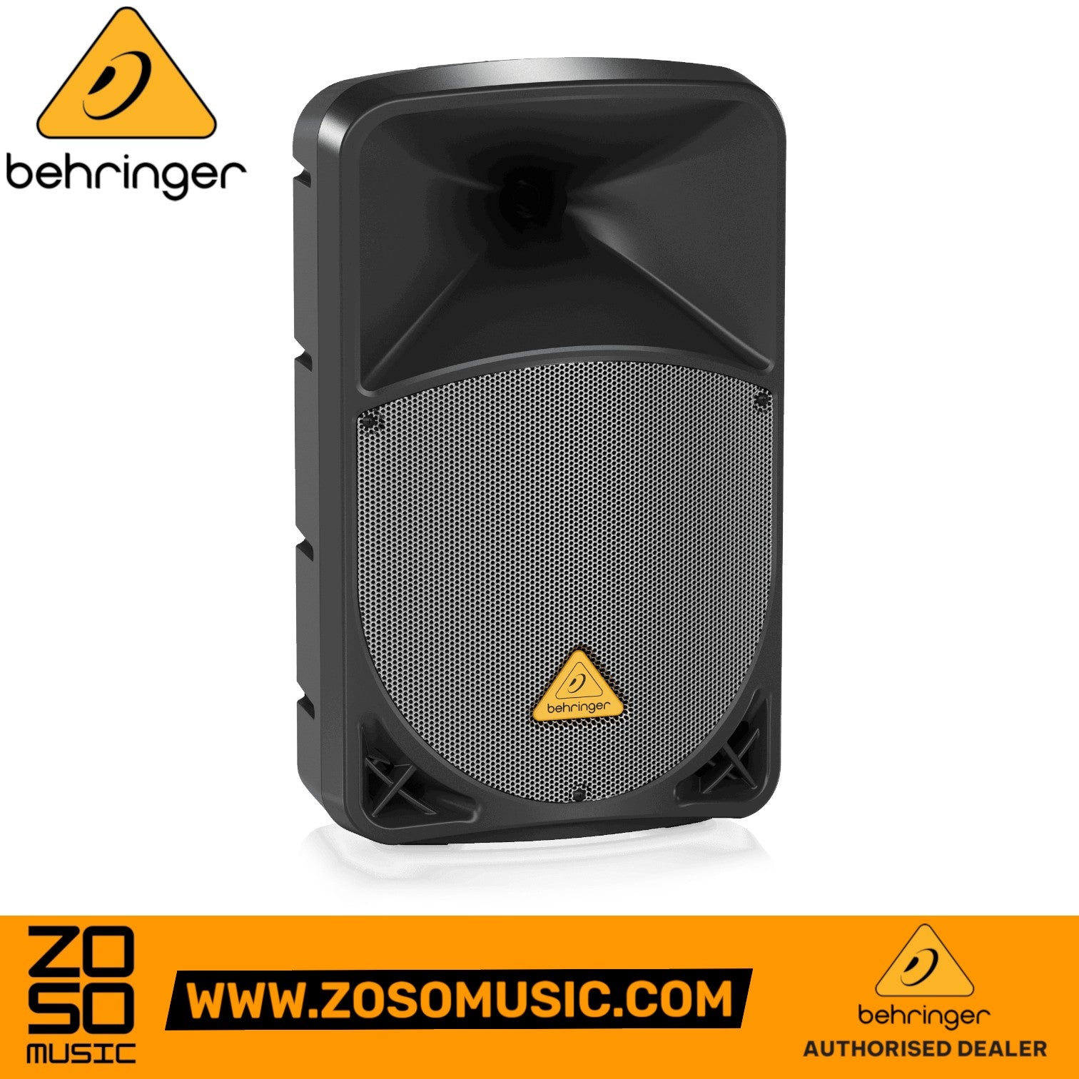 Behringer B112W active 12-inch PA speaker with Bluetooth and integrated mixer from Zoso Music