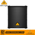 Zoso Music Behringer B1200D-PRO 12-inch active PA subwoofer with black metal grille and yellow logo