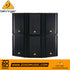 Zoso Music Behringer B1520 PRO 15-inch passive PA speakers arranged in a 3x2 grid with black steel grills.
