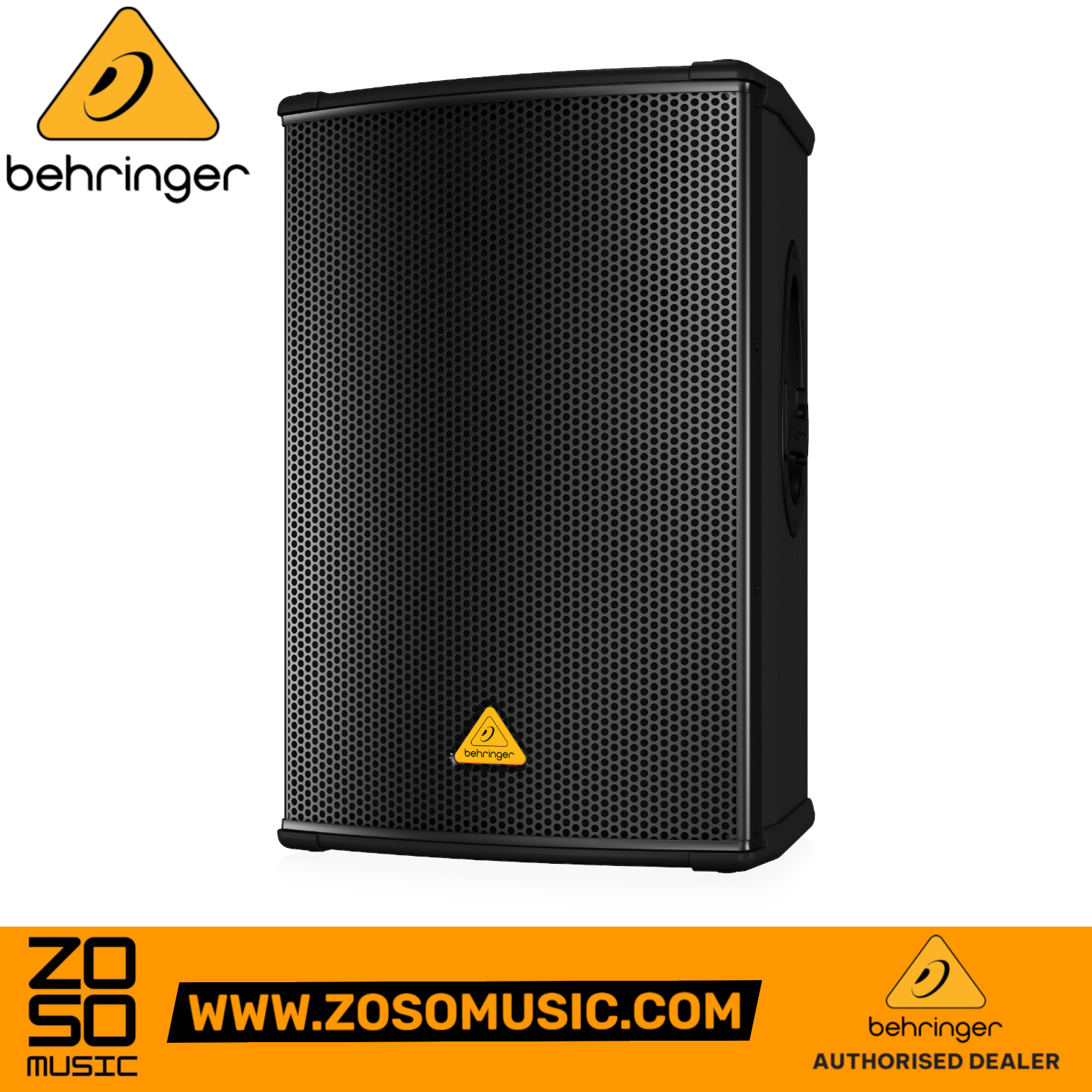 Zoso Music Behringer Eurolive B1520 PRO 15-inch passive PA speaker with rugged steel grill and black enclosure