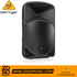 Zoso Music Behringer B15X 1000W 15-inch powered PA speaker with black grille and durable trapezoidal enclosure