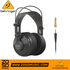 Zoso Music Behringer BH60 closed-back studio headphones with 51mm drivers, black finish, and gold-plated adapter.