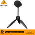 Zoso Music Behringer BU5 desktop condenser USB microphone on a black adjustable tripod stand for clear audio recording