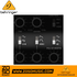 Zoso Music Behringer CAT analog synthesizer module close-up of oscillator controls, sliders, and knobs.
