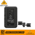 Zoso Music Behringer CE500D black active commercial installed speaker rear view with included wall mounting bracket