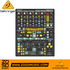 Zoso Music Behringer DDM4000 5-channel digital DJ mixer with multi-FX, BPM counters, and MIDI control in black.