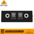 Zoso Music Behringer Ultra-DI DI600P passive direct box with two input jacks and two switches in a black metal casing