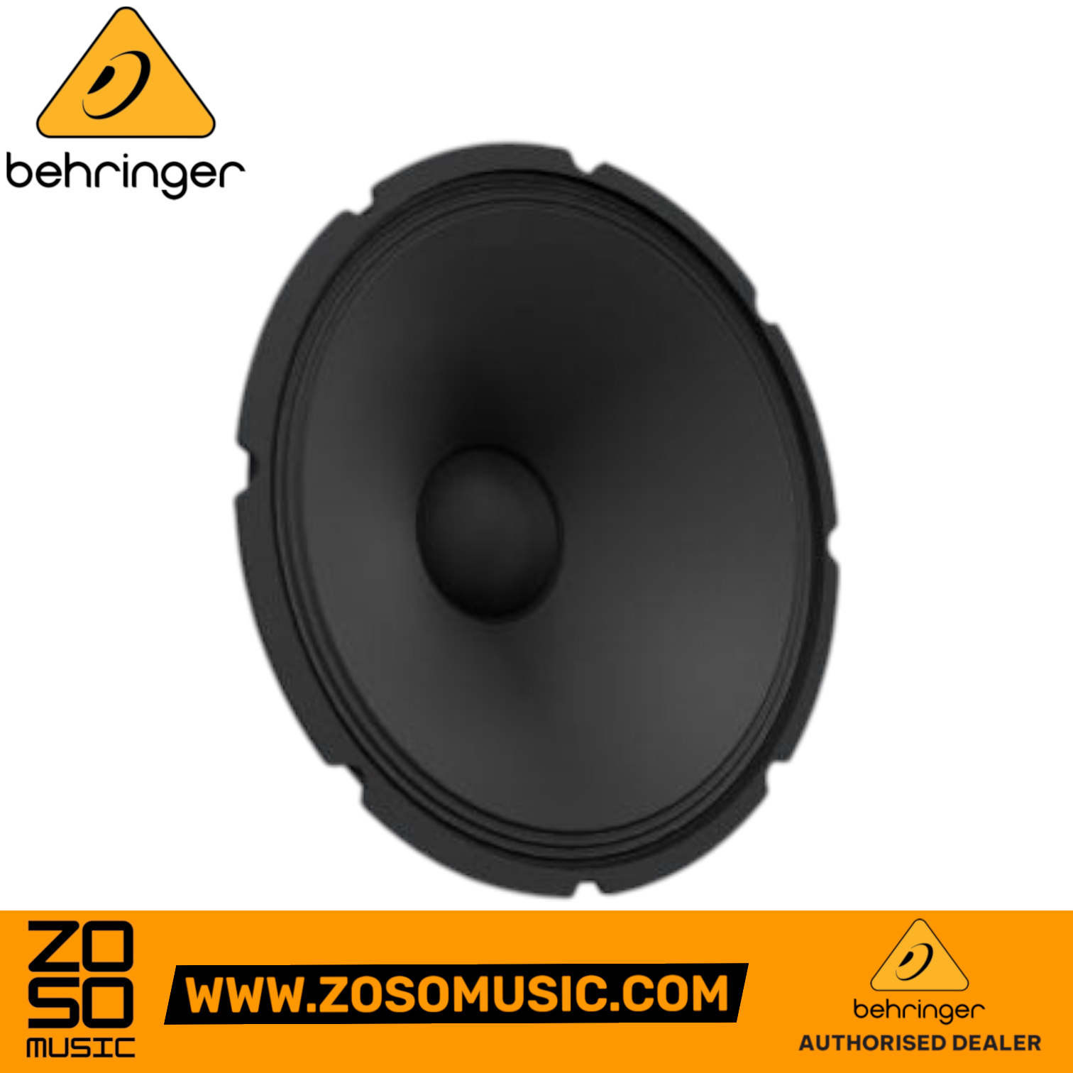 Zoso Music Behringer DR18SUB 18-inch black subwoofer speaker driver replacement component