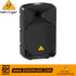 Zoso Music Behringer Eurolive B110D 300-watt 10-inch active PA speaker in a black trapezoidal plastic enclosure.