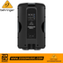 Zoso Music Behringer Eurolive B115D active PA speaker rear panel showing input controls and connectivity ports