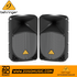 Zoso Music Behringer Eurolive B112D 1000-watt 12-inch powered PA speakers with black trapezoidal enclosures