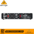Zoso Music Behringer Europower EP4000 power amplifier rear panel showing input, output, and power connectivity ports.