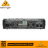 Zoso Music Behringer Europower PMP4000 powered mixer rear panel view showing cooling fans and output connections