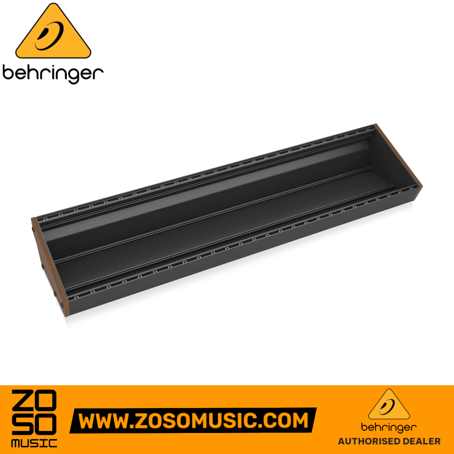 Zoso Music Behringer EURORACK 104 unpowered Eurorack case with aluminum chassis and wooden side panels