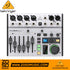 Zoso Music Behringer FLOW 8 digital mixer with faders, Midas preamps, Bluetooth, and USB interface for live sound.