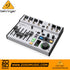 Behringer FLOW 8 digital mixer from Zoso Music featuring 8 inputs, Bluetooth connectivity, and 60mm channel faders.