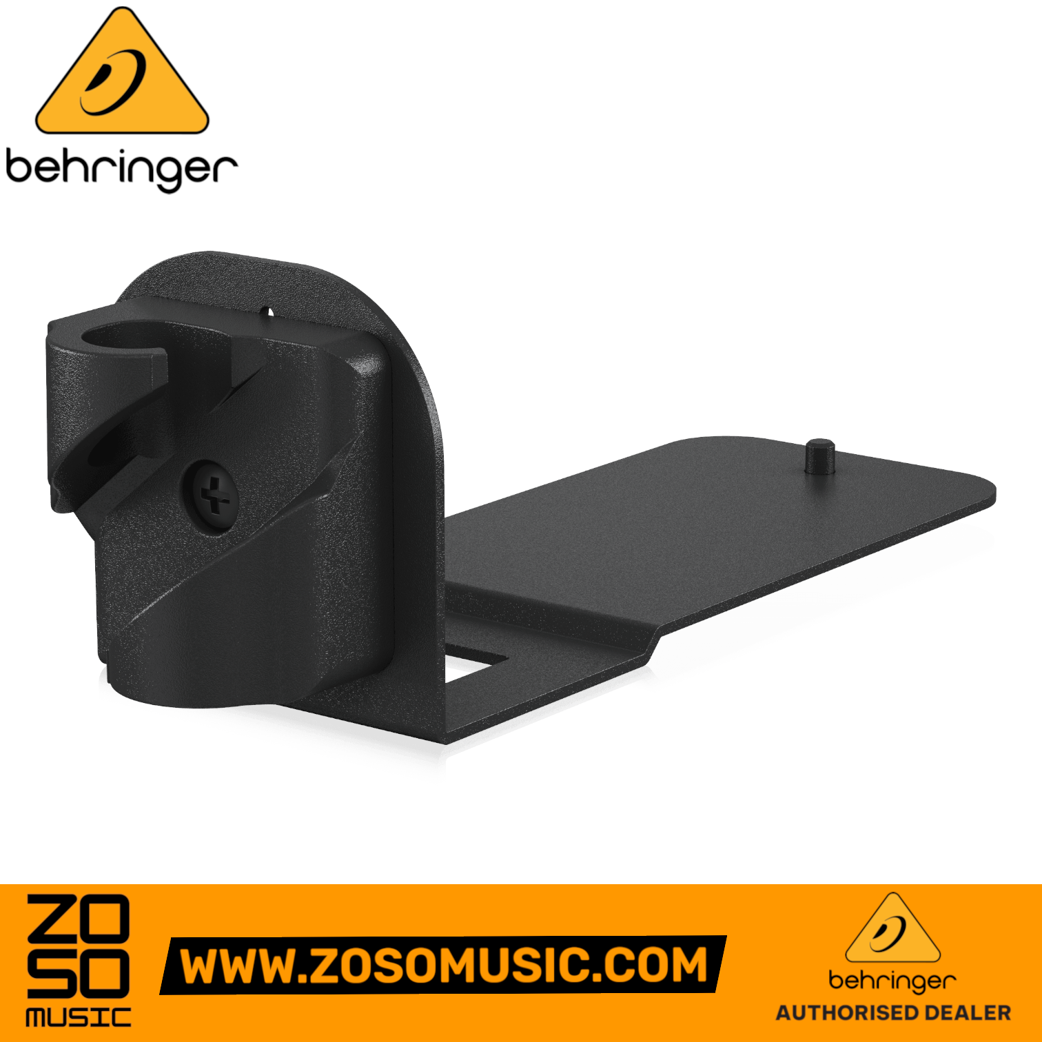 Zoso Music Behringer Flow Clamp for mounting a digital mixer to a standard microphone stand