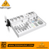 Zoso Music Behringer Flow Clamp attached to a digital mixer on a microphone stand for easy control access