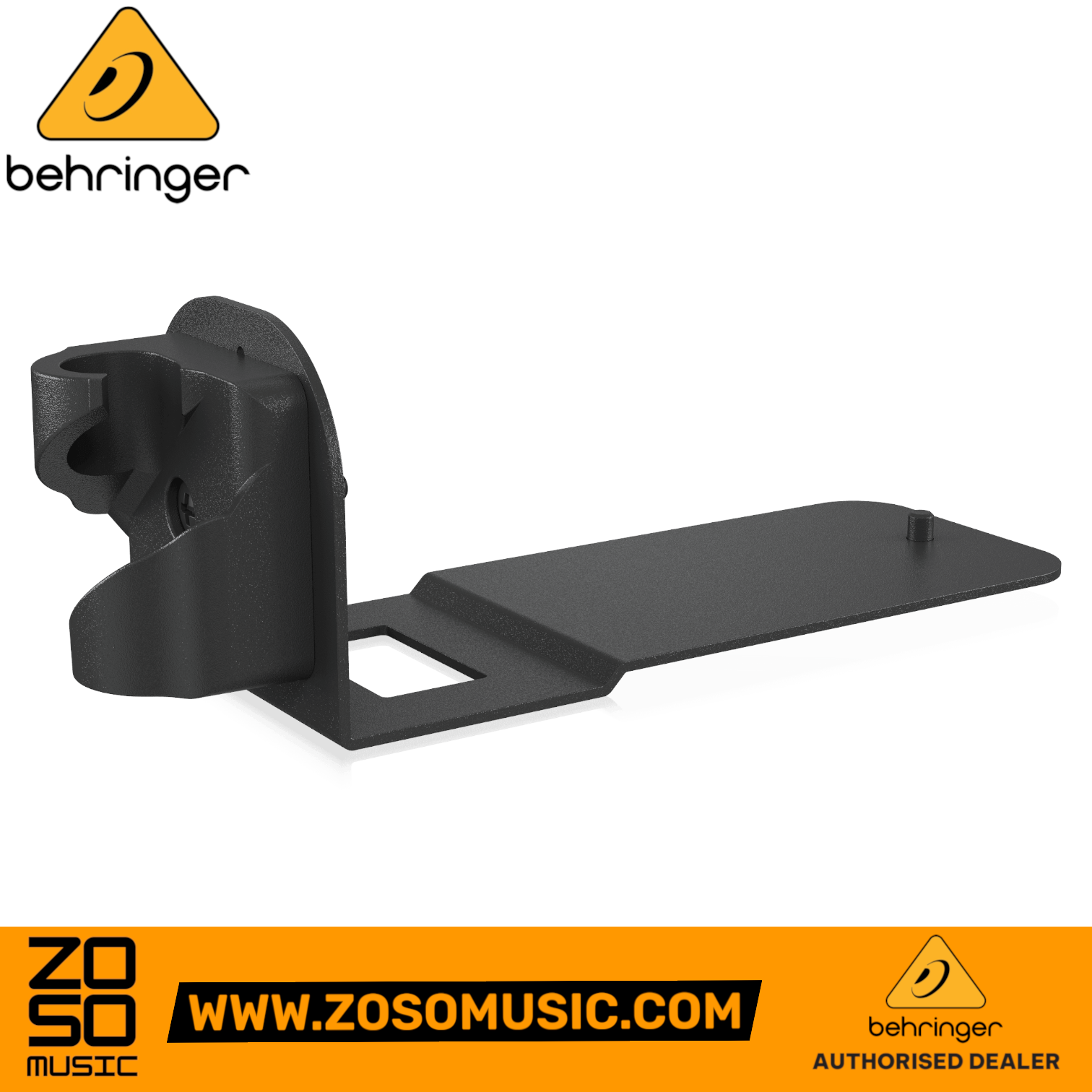 Zoso Music Behringer Flow Clamp for mounting a digital mixer to a standard microphone stand
